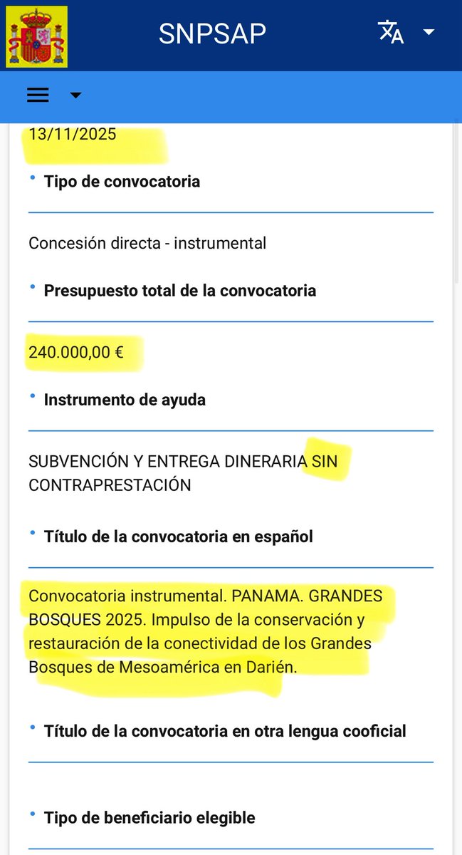 PabloCamPiq's tweet image. 🔴 FLUJO RECIENTE DE DINERO PARA PANAMÁ. 

En menos de 3 meses, @AECID_es  entrega 4 subvenciones dinerarias sin Contraprestación a PANAMÁ.

Estás oleadas de dinero público van de los 178.000€ a los 550.000€.

¿Qué o quién se aprovecha de estas cantidades de dinero público…