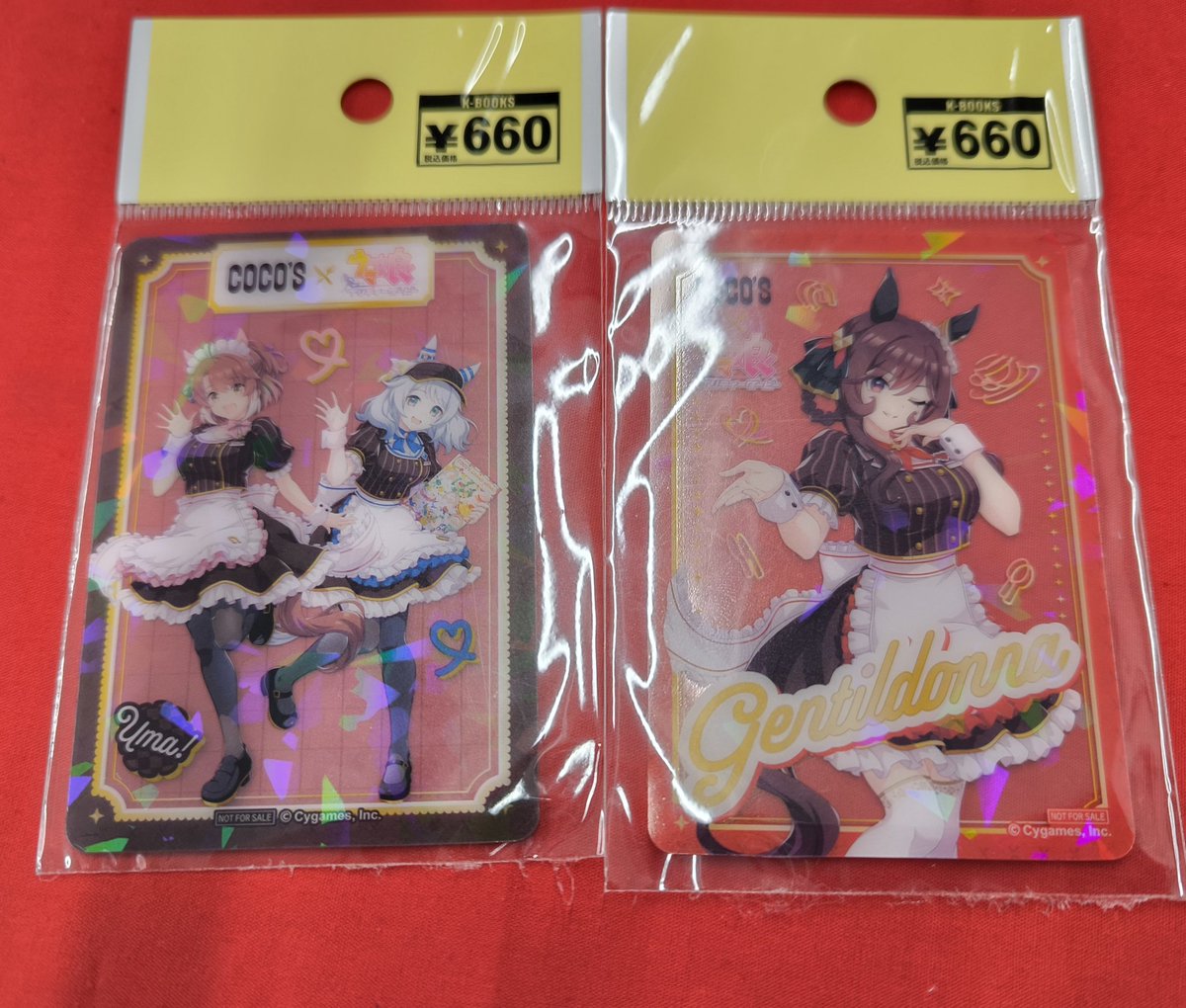 入荷情報】 『ウマ娘』より ココス×ウマ娘キャンペーン ◇クリアカード