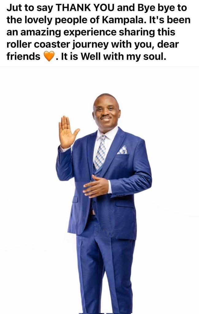 You did your best, Omuloodi waffe. Kampala will always be your city. Take the well-deserved break. The legal fraternity needs you even more. Kwaheri 🫂