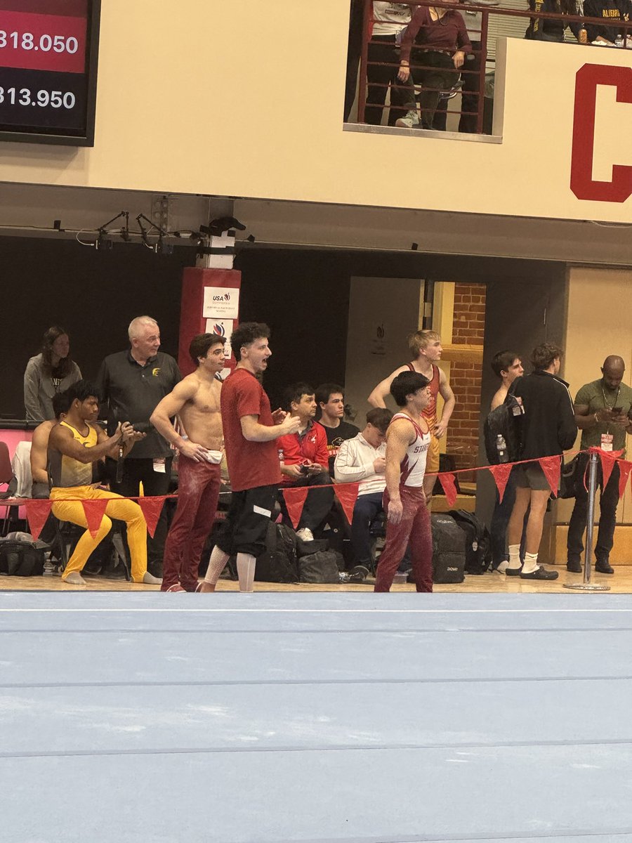 slamdunk406's tweet photo. Stanford Men’s Gymnastics comes out on top at the Stanford Open over Cal &amp; Ohio State with a score of 326.450. Asher Hong made his return for the Cardinal with an excellent score of 14.450 on the Still Rings. 

#Stanford #MPSF https://t.co/b62z5rv9Hx