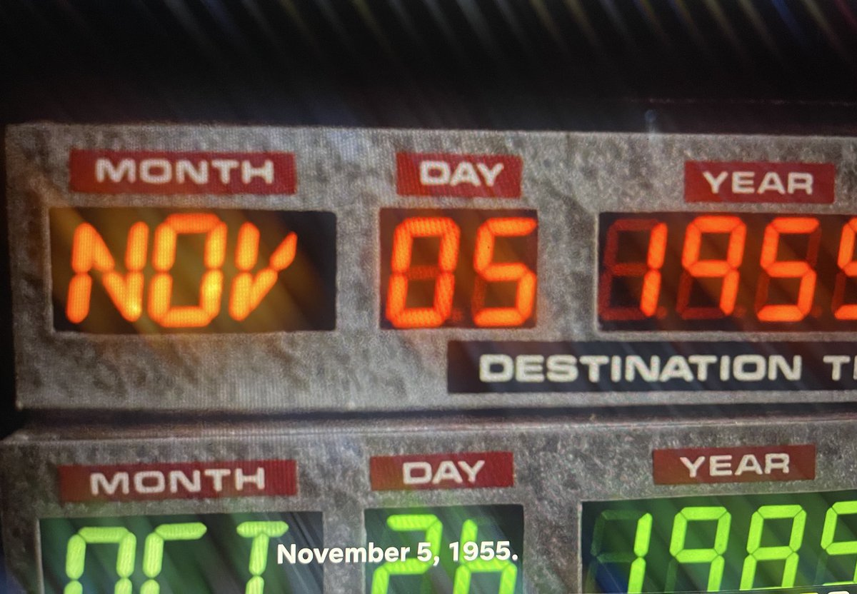 juno_comet's tweet photo. UM HAS ANYBODY MENTIONED THIS FROM BACK TO THE FUTURE?? NOVEMBER 5TH? AS IN THE FUCKING DAY BEFORE WILL GOES MISSING?? WHAT?? 

(plus will wearing a super similar vest to Marty Mcfly when he went missing brooo)

#conformitygate https://t.co/2Mhj4gB9nb