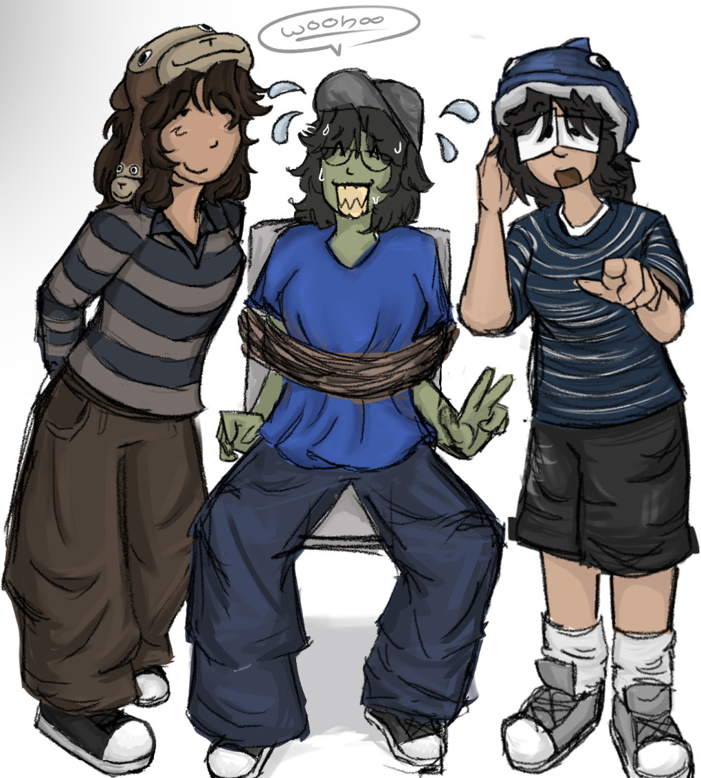 Woohoo_300's tweet photo. Yaba, silly Roblox avatars of mine :-)
idk how to make appealing backgrounds 💔 
#drawing #tipsplease #Hashtag https://t.co/1LJtIc7v81