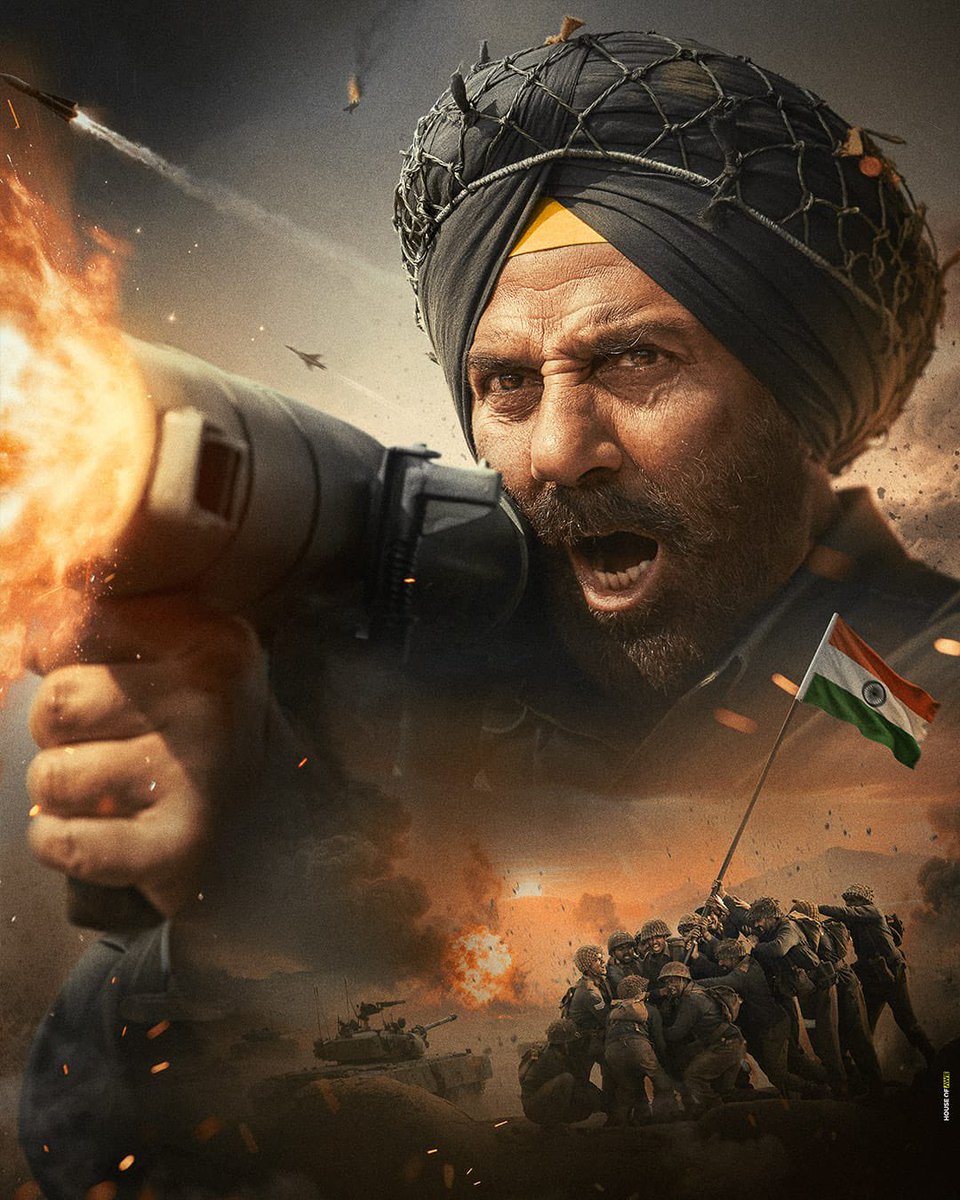 #Border2 सिर्फ़ एक फ़िल्म नहीं है।
ये एहसास है।

जब “घर कब आओगे” सिनेमा हॉल में गूंजता है,
तो आंखें नम हो जाती हैं और सीना गर्व से भर जाता है।

सनी देओल डायलॉग नहीं बोलते
वो देशभक्ति को आवाज़ देते हैं।
ऐसा कमबैक न किसी का हुआ है और न ही होगा

“हिम्मत है तो आ… ये खड़ा है