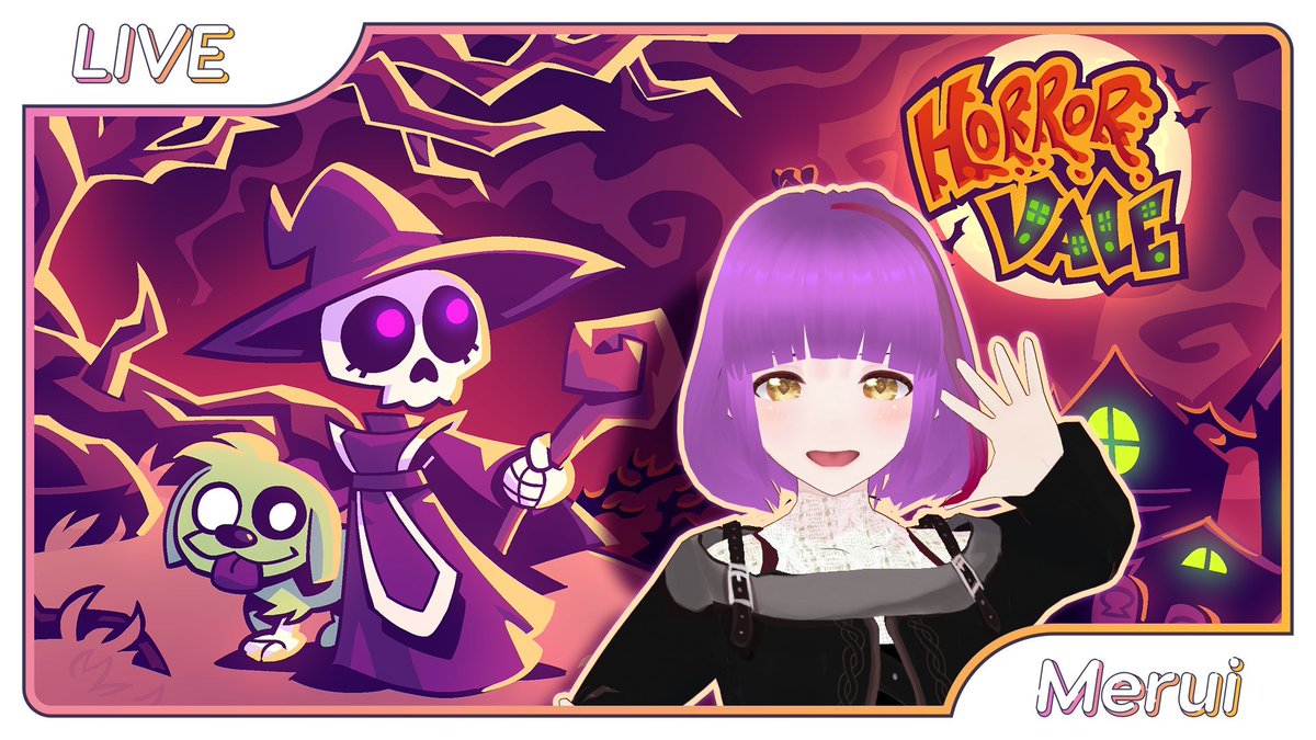 meruicchi's tweet photo. お待たせ!19時からHorrorVale配信をする予定だよ!💀✨
クリアまであとちょっとだと思うから良かったら見に来てね🥰
重要な部分を翻訳しながらプレイする😁
Going to continue HorrorVale today! 💀✨
☆待機所:https://t.co/yjbGqaNUqY
#Vtuber #MeruiLive #HorrorVale https://t.co/3ytmHK0mQR