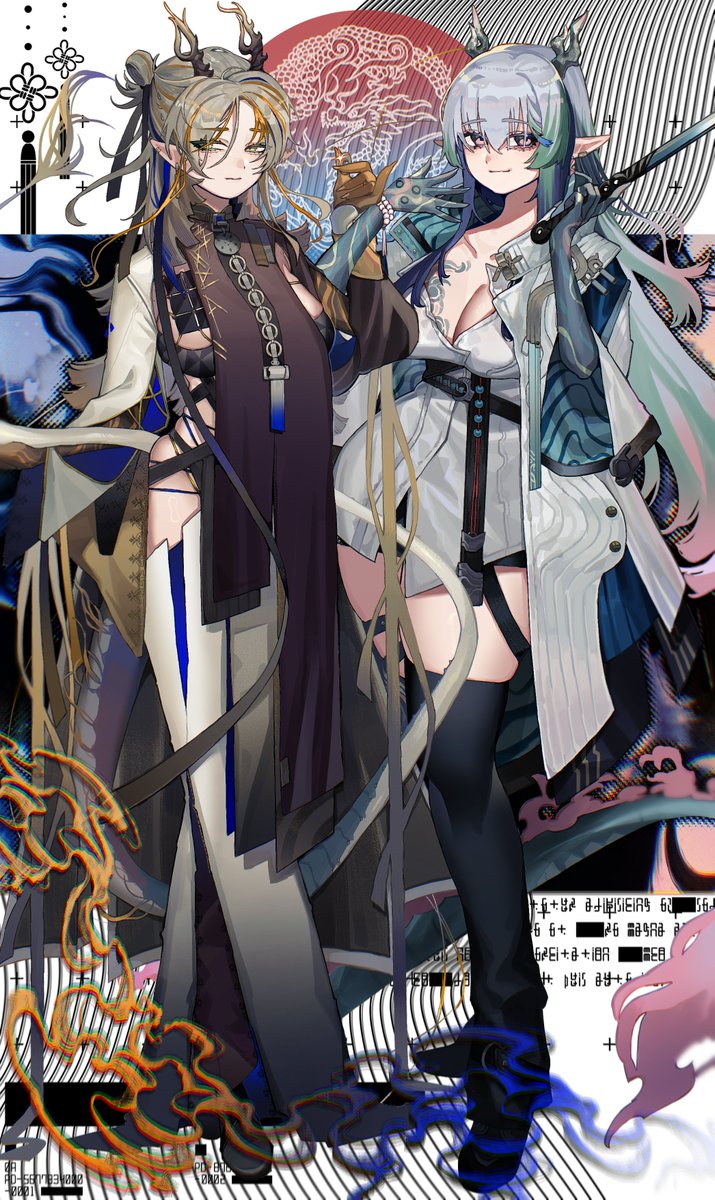 今絵描けてないので、pixivにあげたほうの姉妹丼置いていいっスか
件のワーにおまけに渡した壁紙にできそうな細さのやつです。どうぞ。