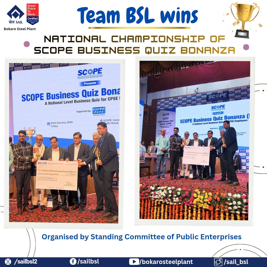 SAIL- Bokaro Steel Plant tweet media