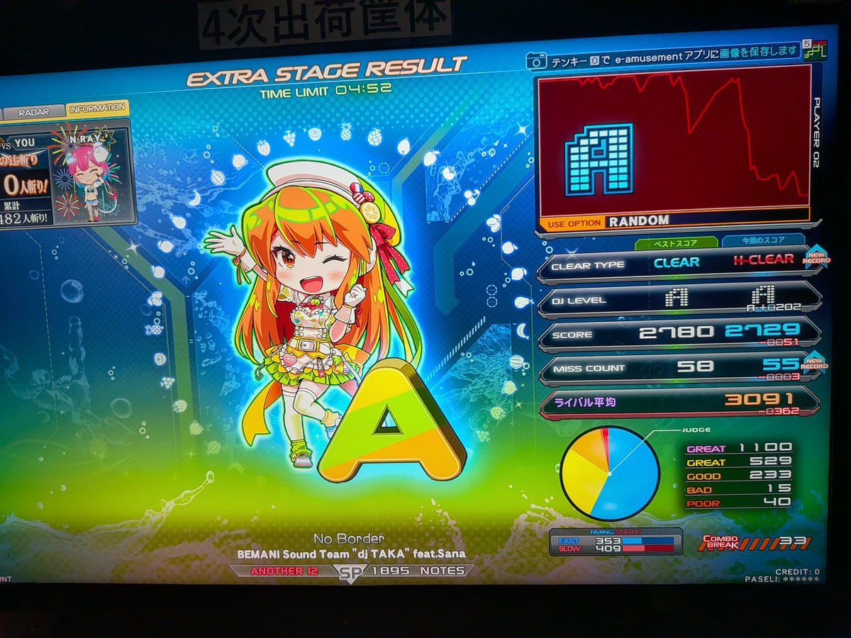 nRay's tweet image. 今日のビート