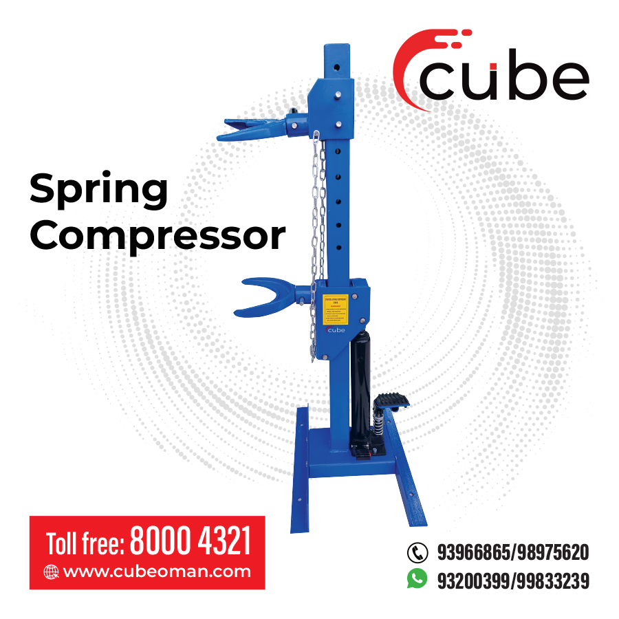 OmanCube's tweet image. CUBE SPRING COMPRESSOR – Safe &amp;amp; Precise Suspension Work 🔧🚗

مكبس نوابض CUBE – أعمال تعليق آمنة ودقيقة 🔧🚗

#CubeOman #CubeSpringCompressor #SpringCompressor #WorkshopEquipment #AutomotiveTools #SuspensionWork #GarageTools
