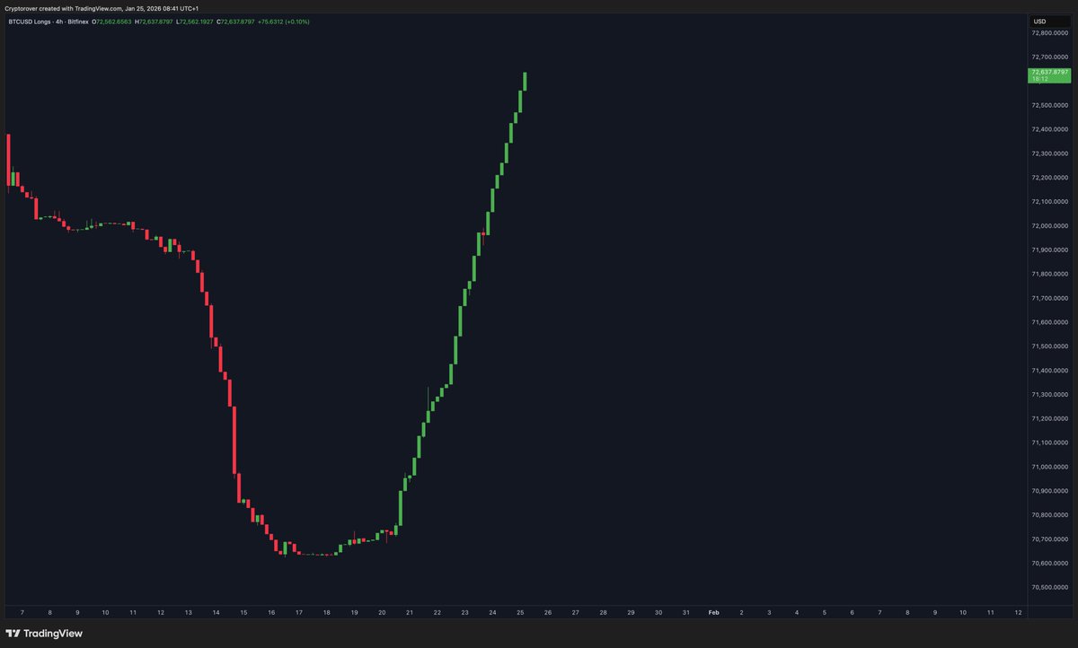 Bitfinex whales are going massively LONG on Bitcoin here.