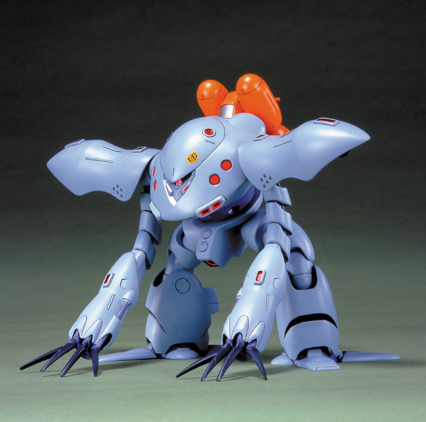 HobbyClubhouse's tweet photo. In my memory, the 1989 1/144 Hygoogg was supremely cool. Looking at it side-by-side with the HGUC one with the Katoki-rebalanced proportions, the older one looks super adorable https://t.co/awxnVxYa6G