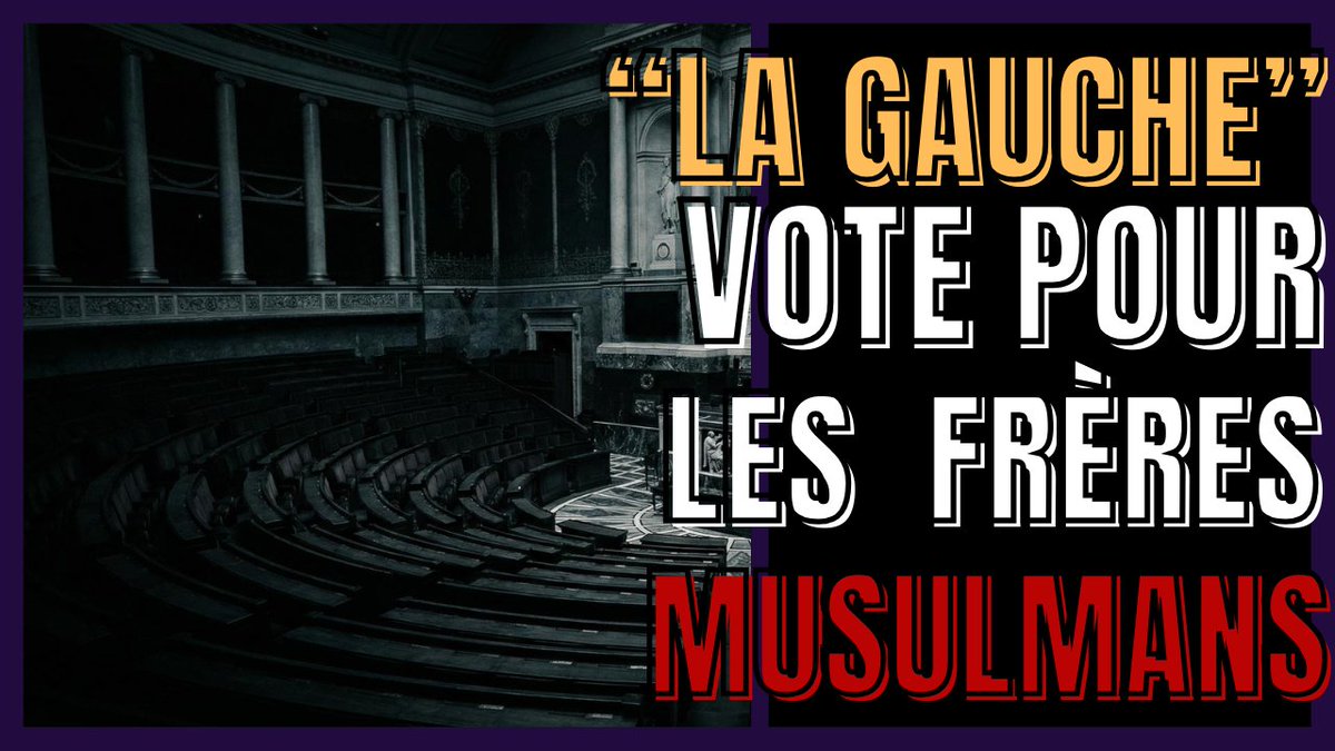 GoldoClak's tweet image. LA GAUCHE REFUSE DE CLASSER LES FRÈRES MUSULMANS TERRORISTES (analyse)
✨youtube.com/watch?v=hz4Bl-…✨
#partie #gauche #PartiSocialiste #ecologistes #PartideGauche #Particommuniste #LFI #confirme #FreresMusulmans #non #terroristes #France