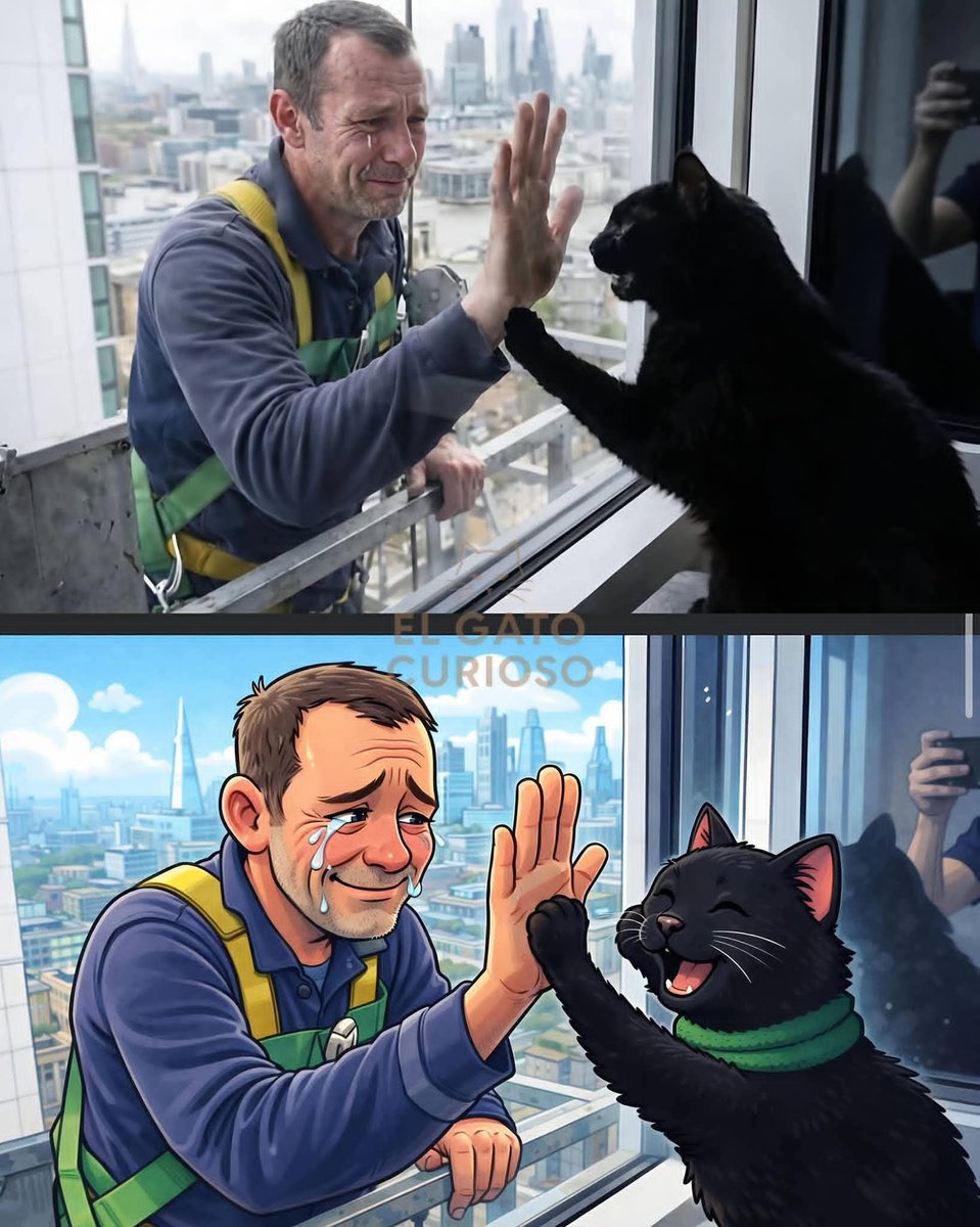 blognaointendo's tweet image. Guinness era um gato preto que vivia em um apartamento no 30º andar de um arranha-céu em Londres.
Era um gato de dentro de casa e nunca saía para a rua. Ainda assim, tinha um melhor amigo: um limpador de janelas chamado Stephen.
Todas as terças-feiras, Stephen descia em sua…