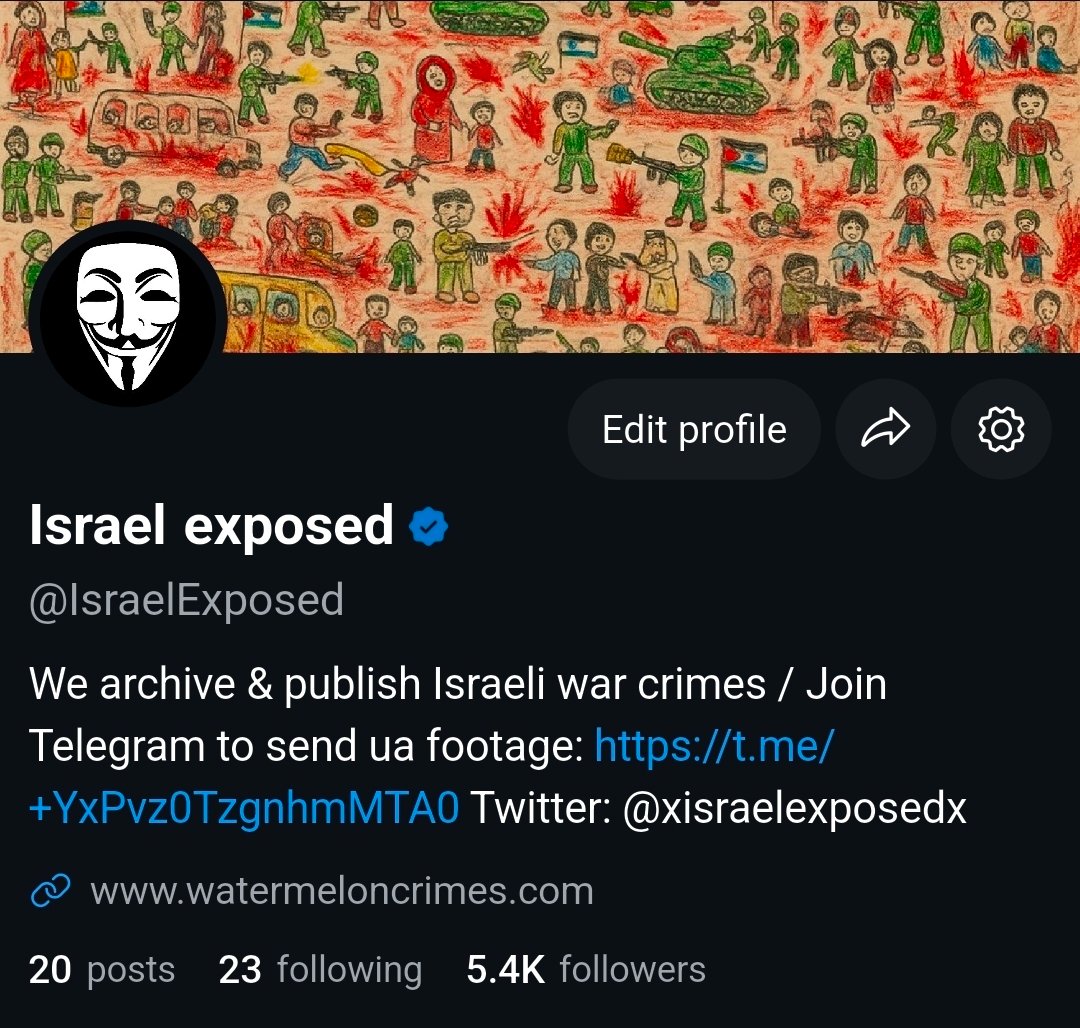 Yes. We are on upscrolled, come find us @ IsraelExposed

x.com/guychristensen…