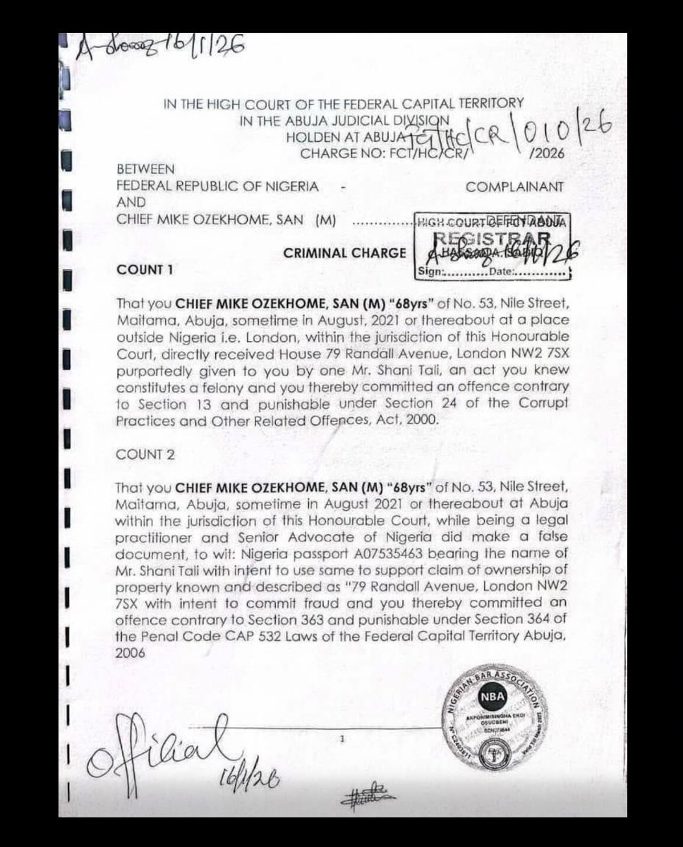 Nls - Abuja uses information 
Practical - “that you” 
Nls - “there’s nothing like Abuja judicial division”
Practical - “in the Abuja judicial division”

💀💀💀