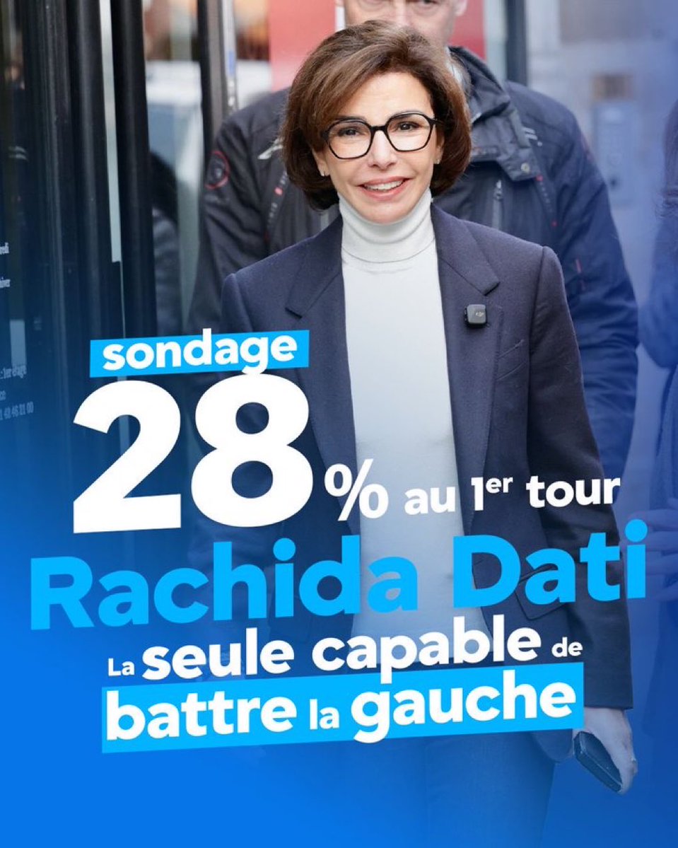 Il faut que <a href="/pybournazel/">PierreYves Bournazel</a> comprenne que la logique de la division ne paye pas ! 

Il perd 2 points. 

Preuve que les parisiens qui veulent virer les sortants ont compris, eux, qu’il faut un vote utile. Le seul vote utile c’est <a href="/datirachida/">Rachida Dati ن</a> 

#Dati2026 #Paris18