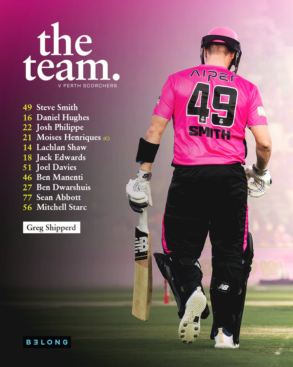 Sydney Sixers tweet media