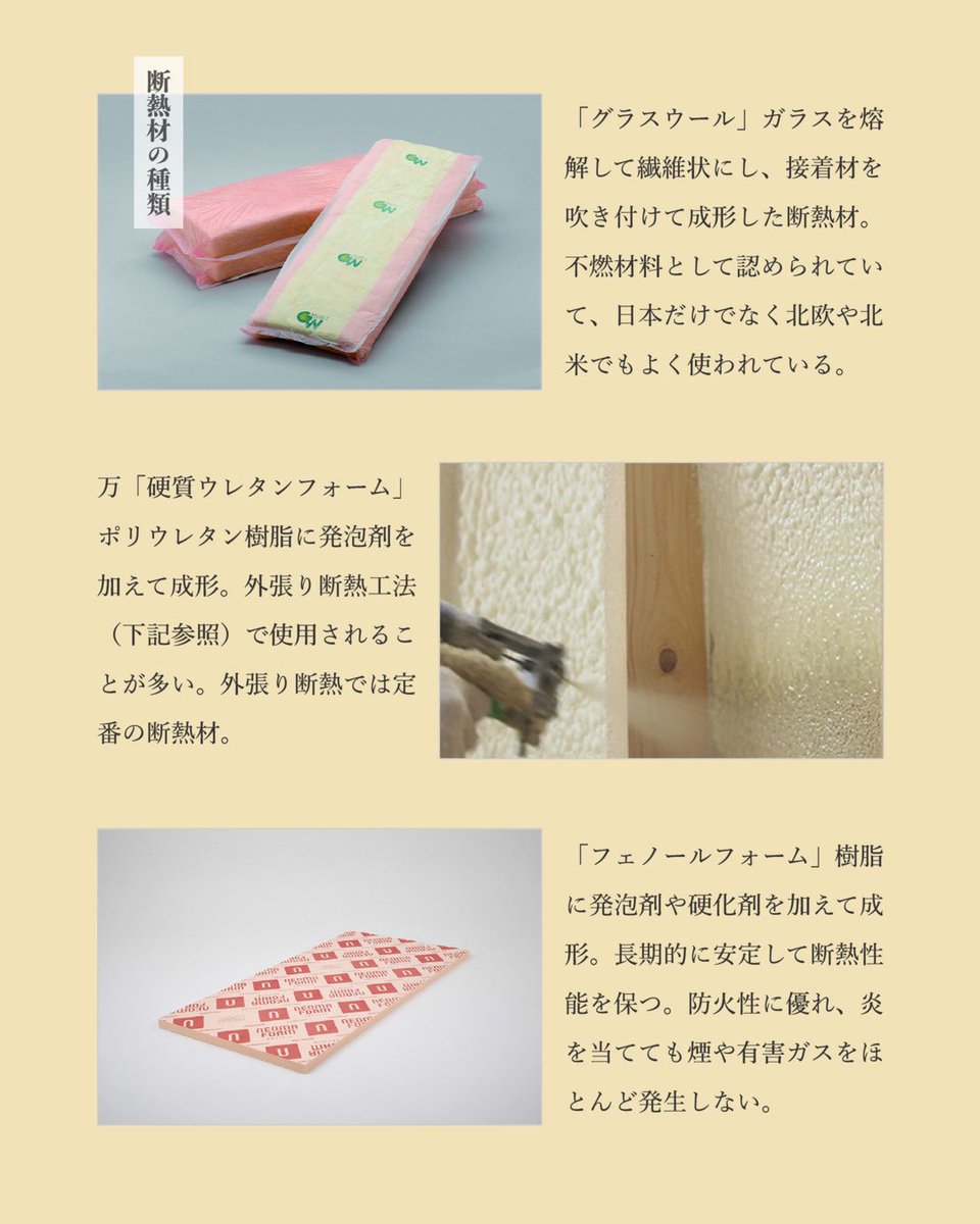 kenchikupers's tweet photo. 建築家のひとこと
-建築家が教える、小さな工夫の��きな効果-
VOL.03
「断熱材とは」

建築家のパース店
https://t.co/H15iejWAUm

#不動産 #パース #建築家 #家づくり #注文住宅 https://t.co/p6tJUhGdYA