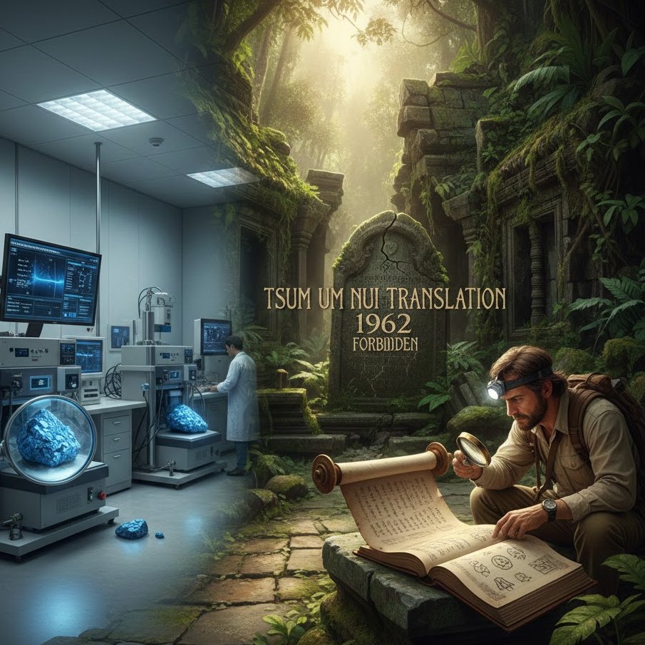 In 1968, Soviet scientists placed the discs on a vibraphone.  ⚠️

They didn't just vibrate; they hummed with a high-frequency charge. 

Today's archive record reveals the cobalt-composition analysis and the forbidden 1962 Tsum Um Nui translation. 

The data is real. 

The stones