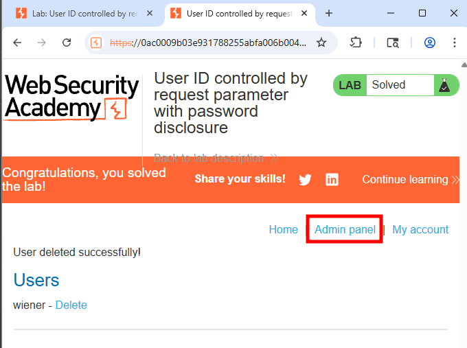 StellaObatoye's tweet photo. Day 24

Sorry, I'm just posting mehn

Completed three Access Control vulnerabilities labs on @PortSwigger   .

Also started working on auditing the Vuln-Bank application (PCI-DSS Compliance).

#OneCybersecurityThingADay https://t.co/qBL9EOAWe6