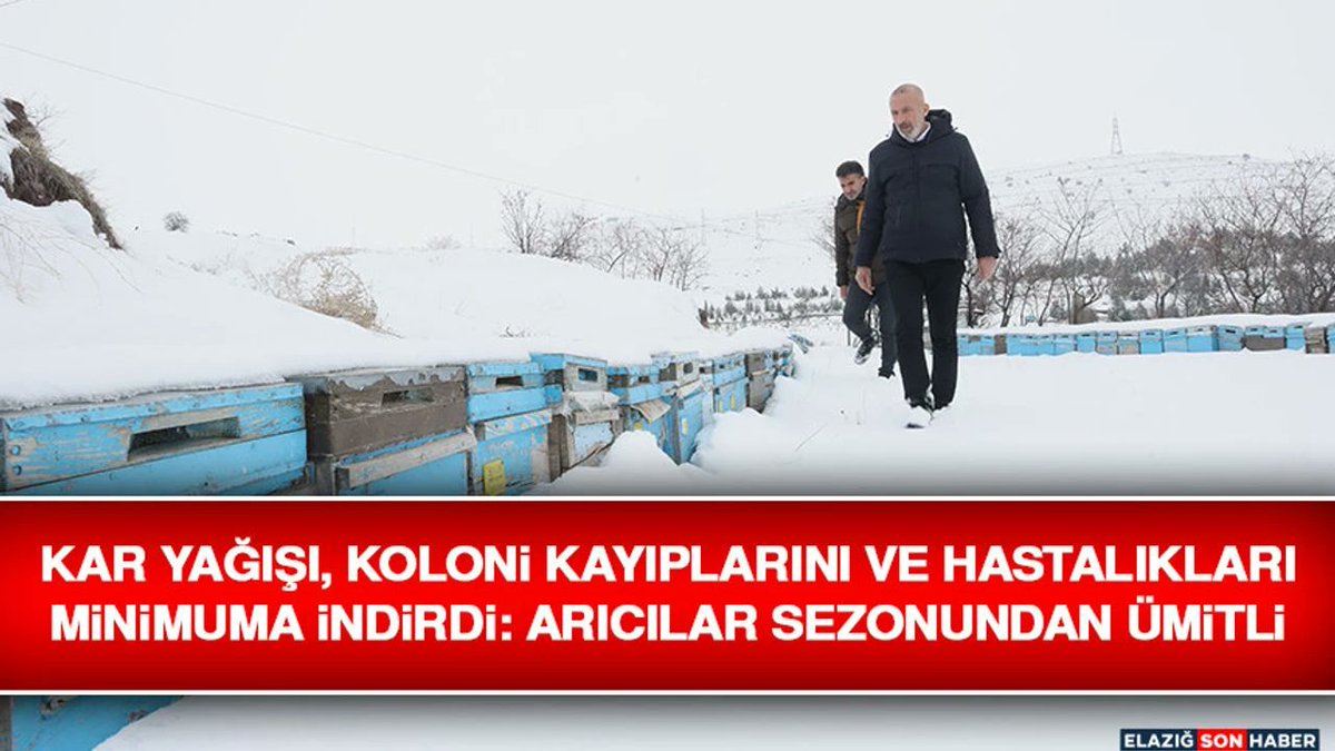 Kar Yağışı, Koloni Kayıplarını Ve Hastalıkları Minimuma İndirdi: Arıcılar Sezonundan Ümitli

elazigsonhaber.com/kar-yagisi-kol…