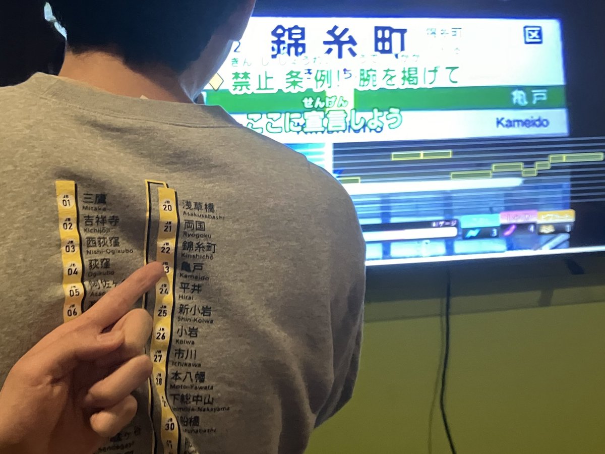 錦糸町で運転報掲げて！！