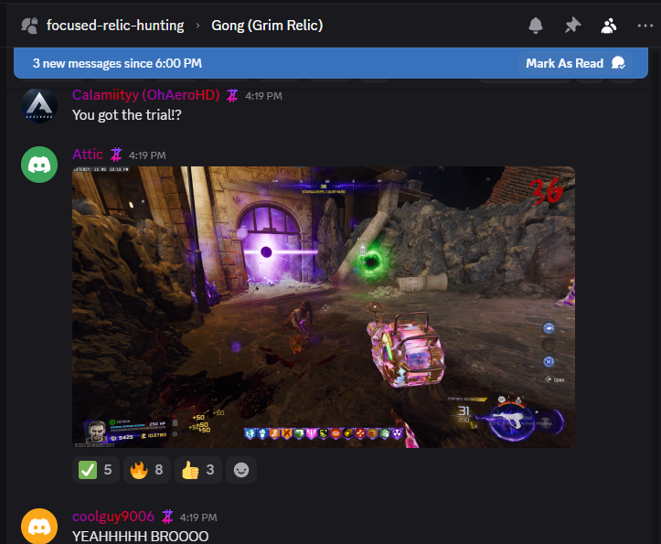 The lightning rod relic has finally been solved on Astra Malorum!

Huge shoutout to coolguy9006 &amp; Attic in the ZoneX discord for figuring it out. We're still finalizing exacty what needs to be done..