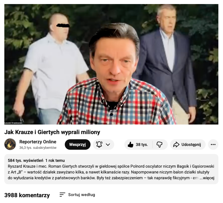Skrzynki mailowe Sebastiana Jarguta, ps. "Foka" (sebastian.jargut@o2.pl) i Romana Giertycha (romgi@wp.pl) zawierają korespondencję, która jednoznacznie wskazuje, że mec. #Giertych wydawał polecenia i był szefem grupy przestępczej okradającej #Polnord. Jednym z szefów - drugim był