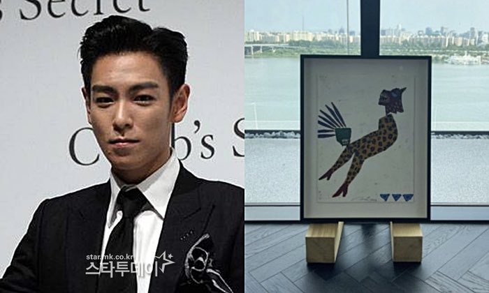 𝐌𝐨𝐫𝐞 𝐨𝐟 𝐚 𝐜𝐨𝐥𝐥𝐞𝐜𝐭𝐨𝐫 𝐭𝐡𝐚𝐧 𝐚𝐧 𝐢𝐝𝐨𝐥 - 𝐓.𝐎.𝐏

T.O.P is widely recognized as a serious art collector.

He previously revealed, “I spend more than 95% of my income on purchasing artworks. I own a wide range of pieces, from Andy Warhol to Kim Whanki.” His