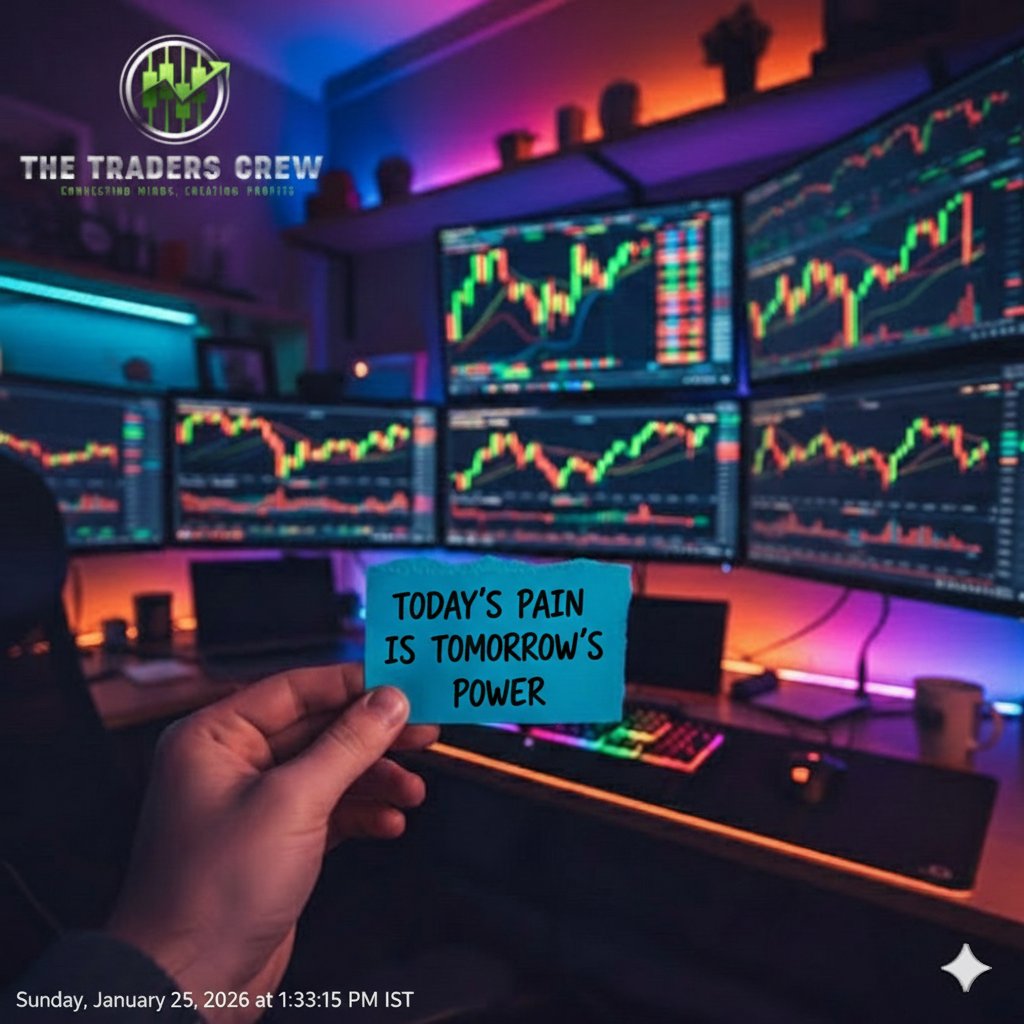TODAY'S PAIN IS TOMORROW'S POWER 

#TradingView #TradingCommunity #Motivation #motivational #quotes #tradinglife #TradingTips #TradingMindset  #tradetime #TTC #trading #giweaway #trade4go #TradeGlobal