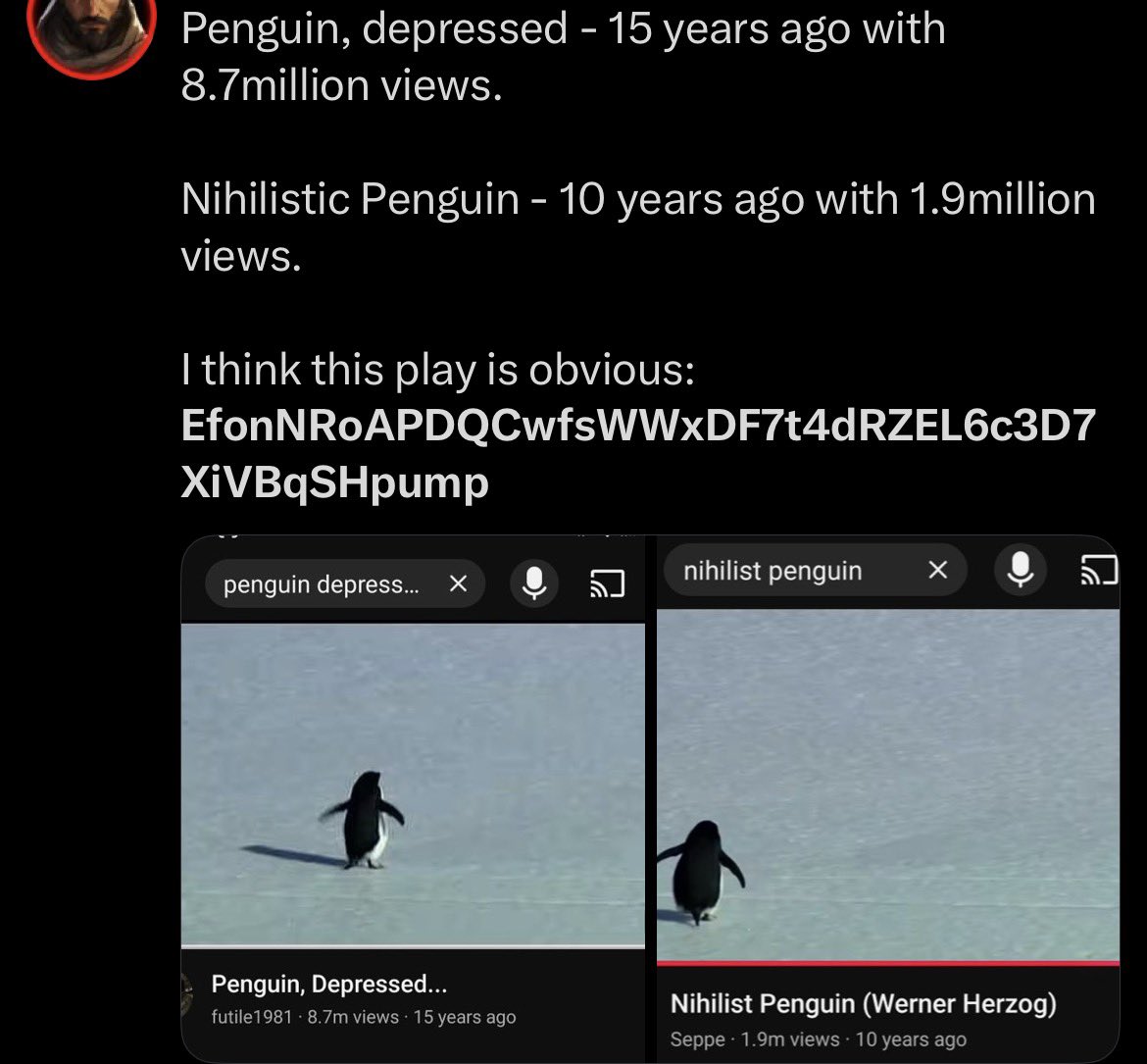 $PENG the next $PENGUIN?

EfonNRoAPDQCwfsWWxDF7t4dRZEL6c3D7XiVBqSHpump

LFG