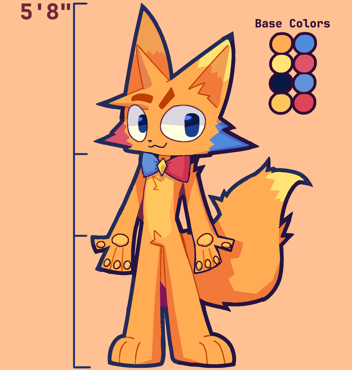 FoxiruFoxcat's tweet photo. This is My OC Ref Sheet. https://t.co/EZt85SzC8B