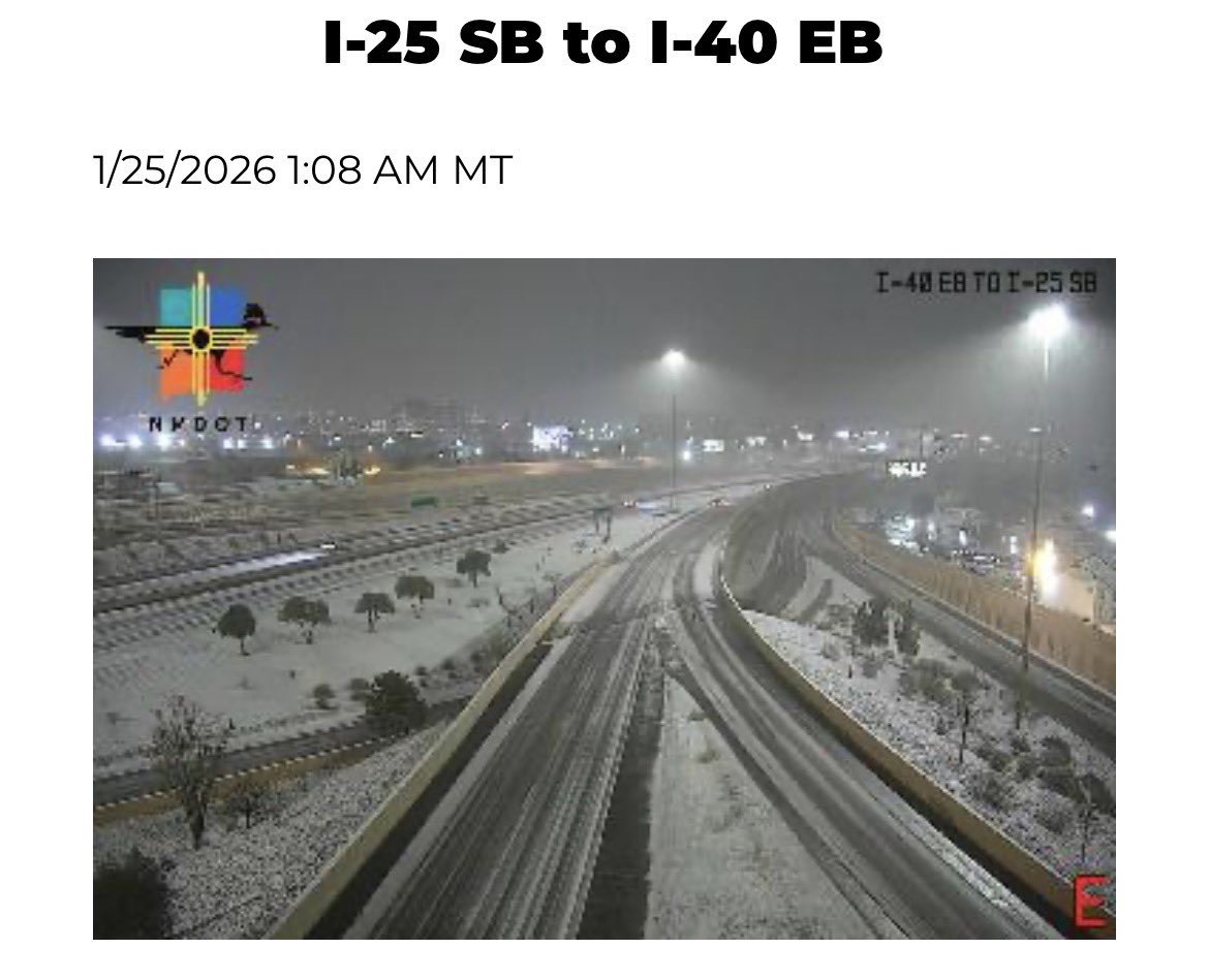 ByronKOAT's tweet image. ⚠️ Snowy &amp;amp; icy roads in Albuquerque. Slow down. @koat7news 

koat.com/weather/radar

#TravelAlert #Snow #WinterStorm #ABQ #NewMexico #NMwx