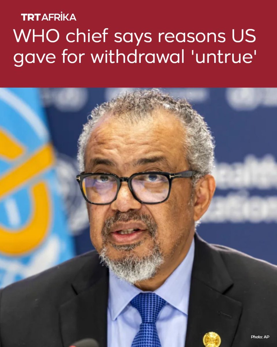 The head of the World Health Organization, Tedros Adhanom ...