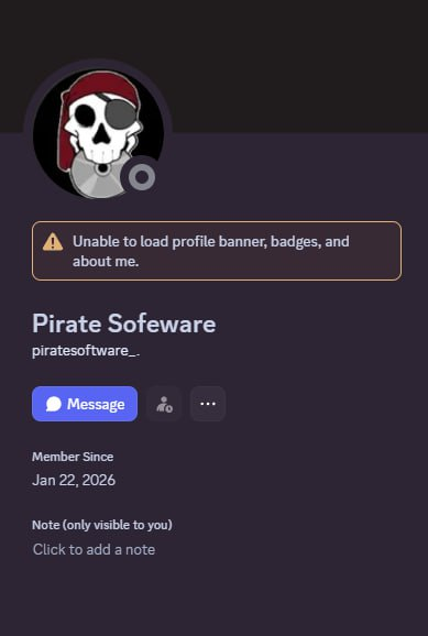 Pirate Software tweet media