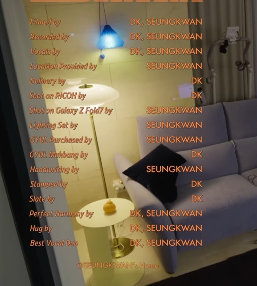 leeseokyeom's tweet image. The ending credit??

Hug by dk, seungkwan 

😭😭😭