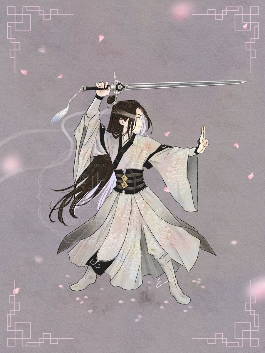 #0125暁星塵生誕祭
#晓星尘0125生日快乐
暁星塵！おめでとうございます🗡️🌸