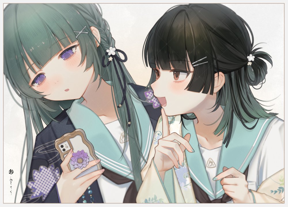 zhideneco's tweet image. はなさんとレテさん描かせていただきました～🥺

【 #suzukawahana】
【#SheephaeaL】