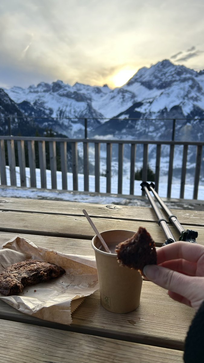 p’tit réconfort après 6h de marche
