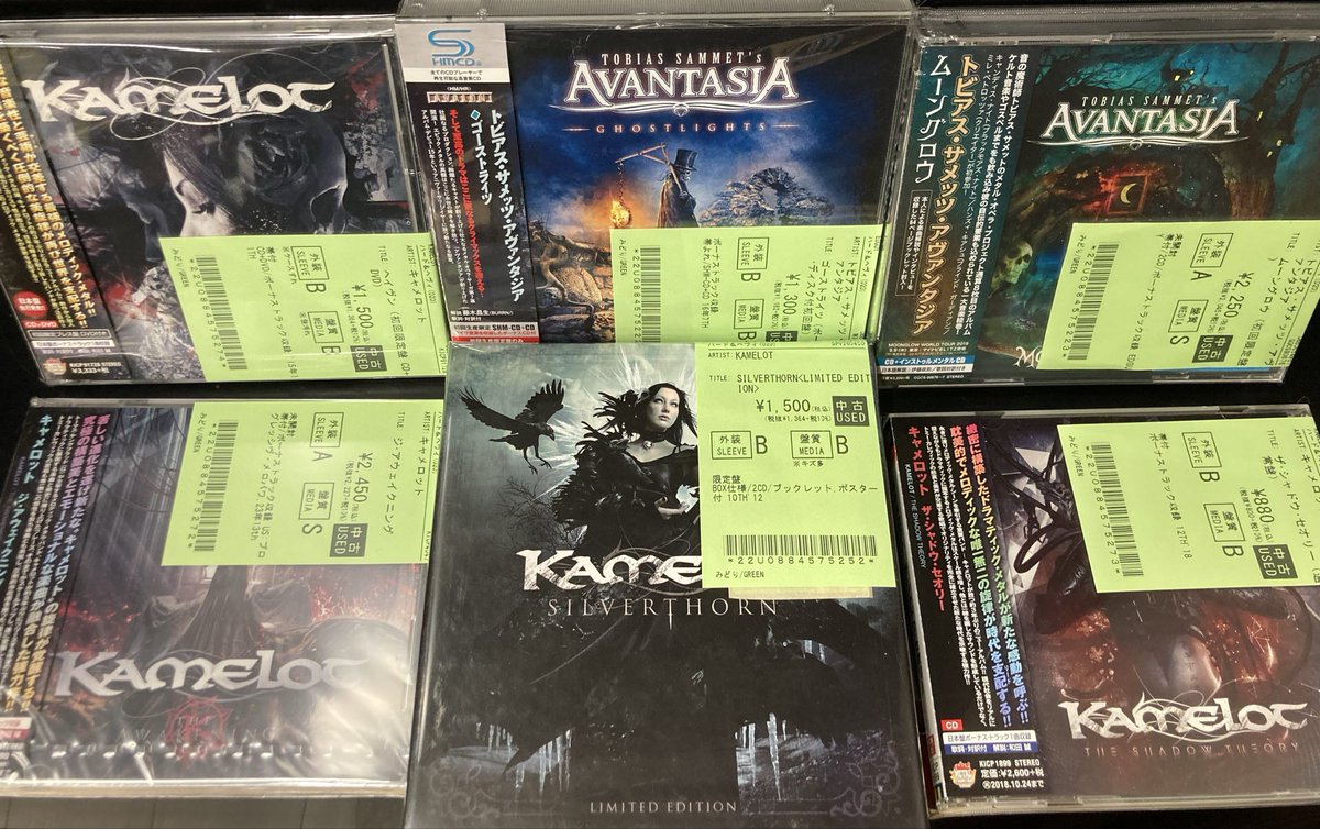 中古　ヘヴィーメタル　ハードロック　ＣＤ　まとめて　まとめ売り　56枚 ✨中古品新着情報✨ ハードロック／ヘヴィメタルの中古CDがまとめて約