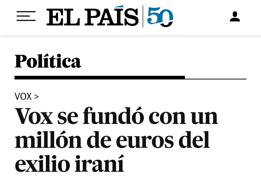 Que dice que Vox se creo desde 0 con un megáfono.