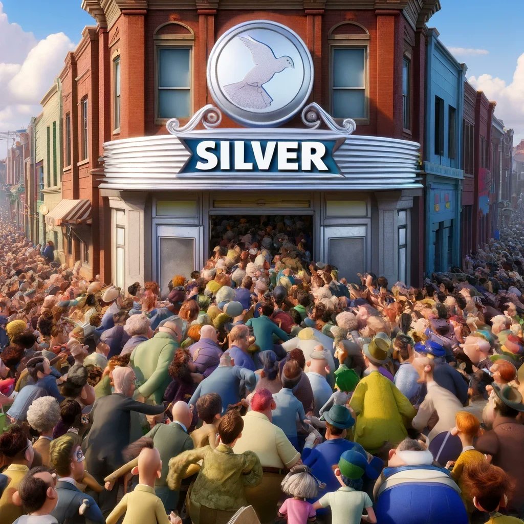 🔥Silver panic buying incoming!?

David Jensen:

"Increasing shortage of physical silver globally even as the price surges in all markets is signaling that silver will move to a panic buying phase as the price fixing mechanism in London, utilized to suppress the price of silver