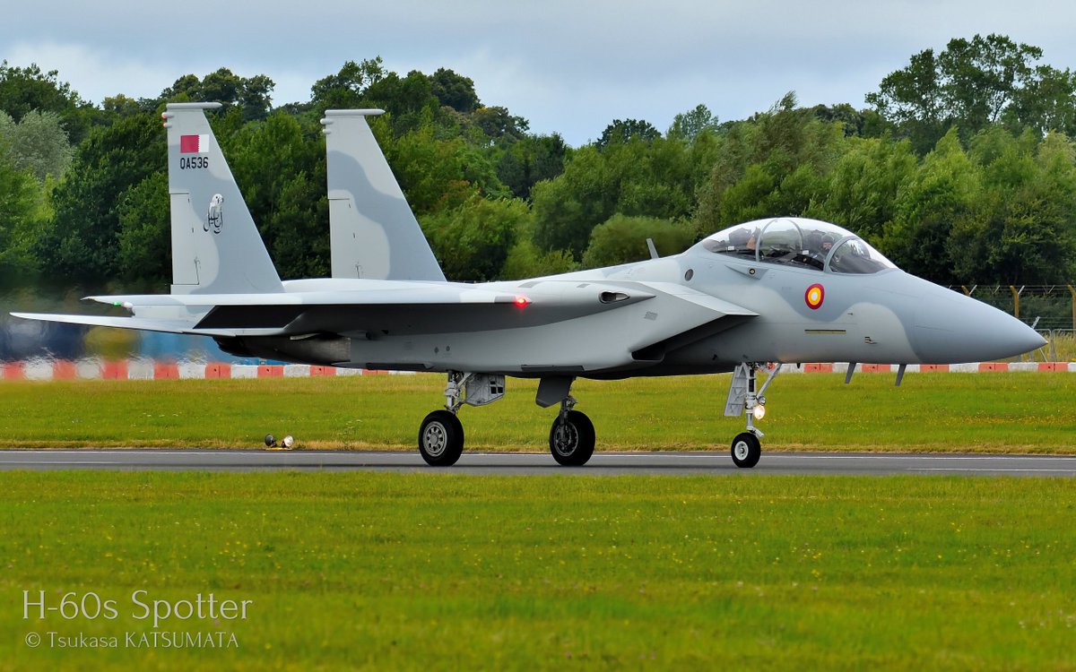 PHG_artworks's tweet photo. F-15QA, Qatar Emiri AF & Boeing
RIAT2024, RAF Fairford, UK, 20/Jul/2024
#riat #riat2024 #riat24 #f15 #f15qa #eagle #boeing #fairford #aircraftspotter #avgeek #aviationphotography https://t.co/hwWUx3Be6l