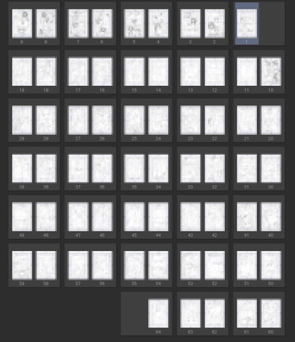 商業ネームOK頂いて下描き中です。 過去最大ページです。不安です。