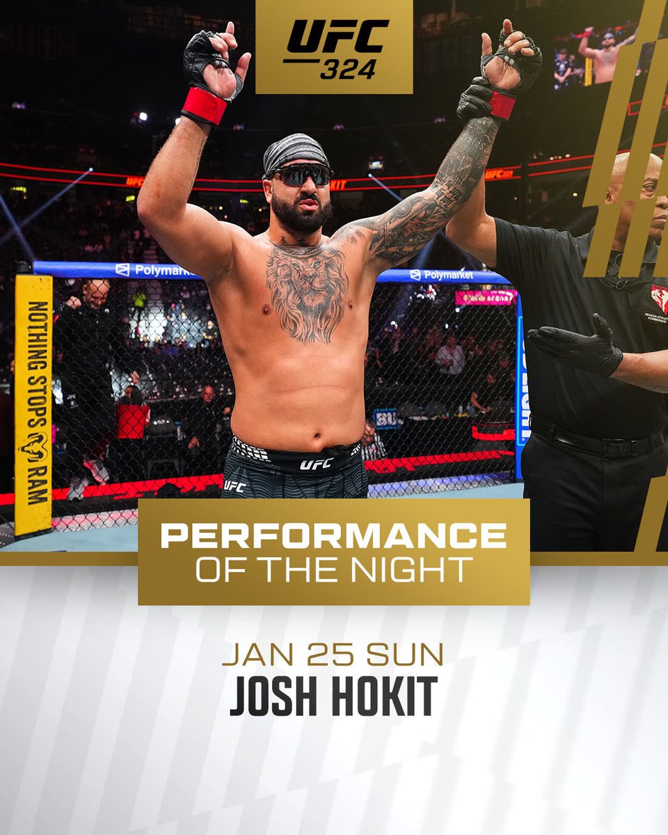 ufc_jp's tweet image. 💰️ファイトボーナス💰️

パフォーマンス・オブ・ザ・ナイト💪
💵タイ・ミラー
💵ジョシュ・ホキット

#POTN
#UFC324