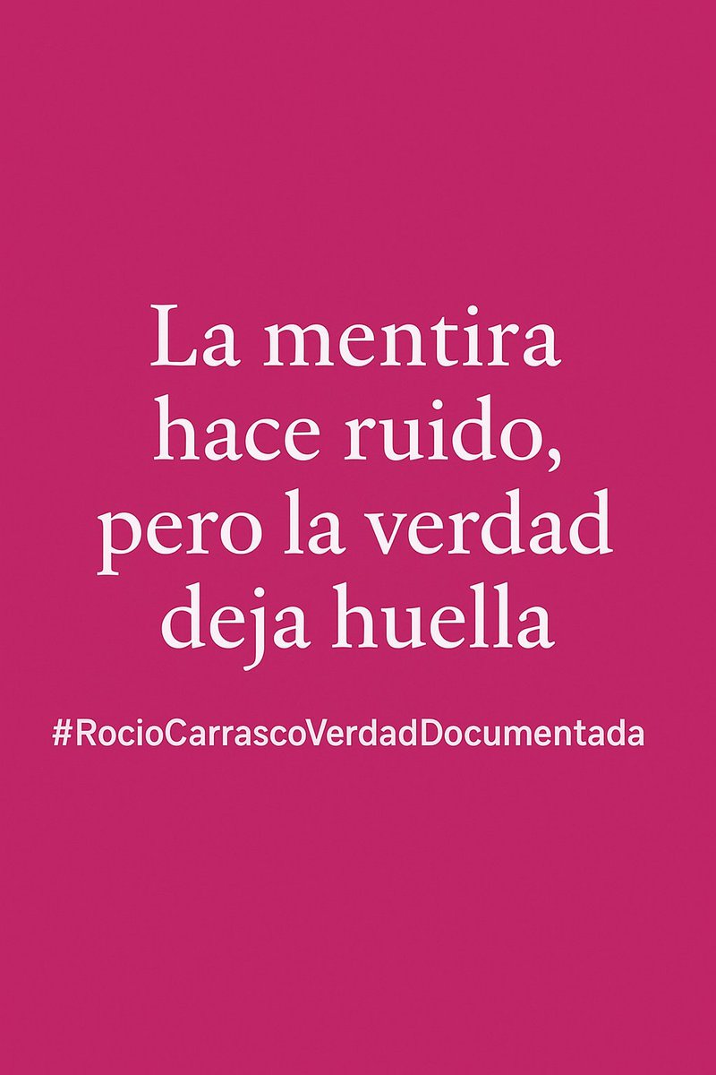 An74210Antonia's tweet image. Todo mi Apoyo a Rocío Carrasco ♾️
#APOYOROCIO25E  #MareaFucsia
