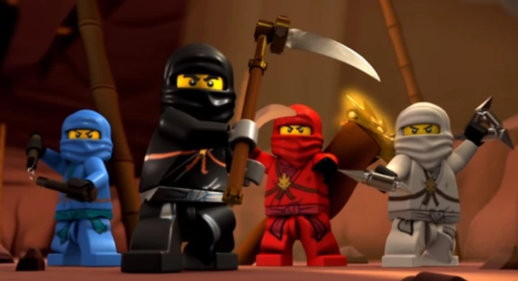 the gun is pointed at your head. "draw THE definitive Ninjago suit lineup." which suits are you drawing?