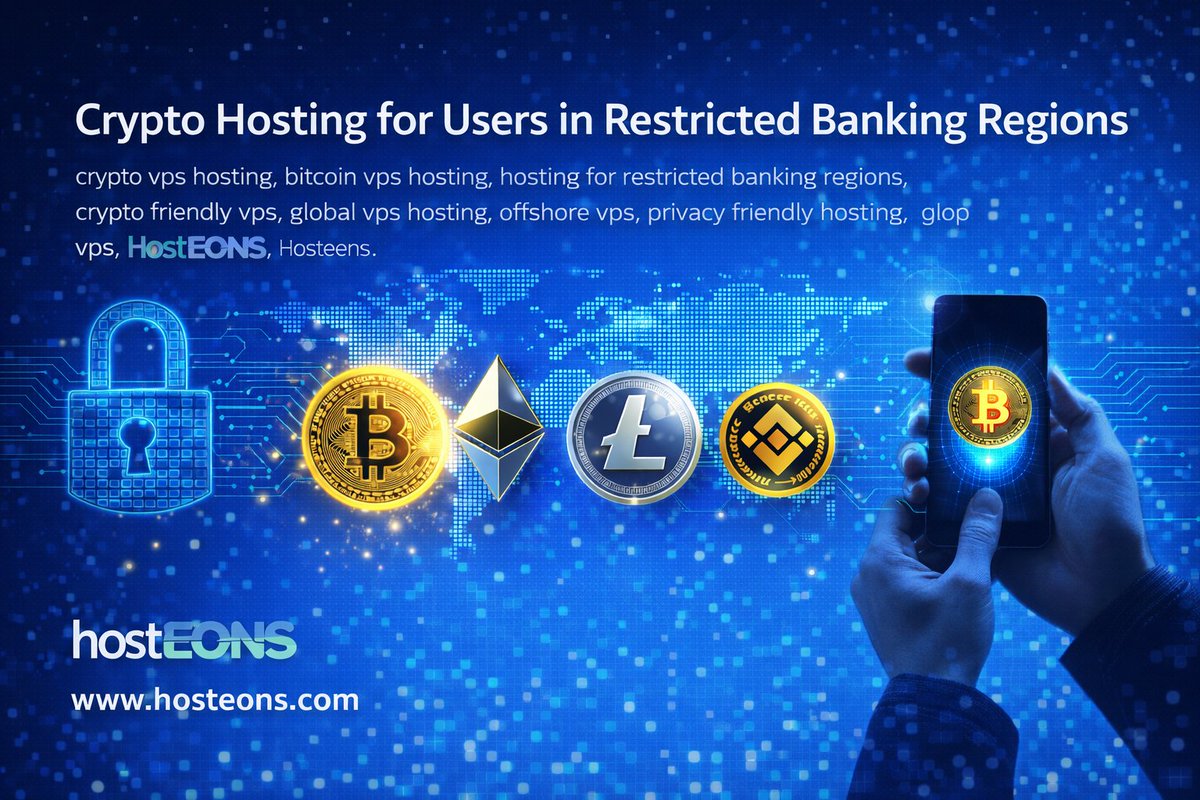 Why is crypto hosting so important for users in restricted banking regions?  For many users worldwide, accessing VPS hosting is not limited by  technology, but by payment barriers. International cards are unavailable,