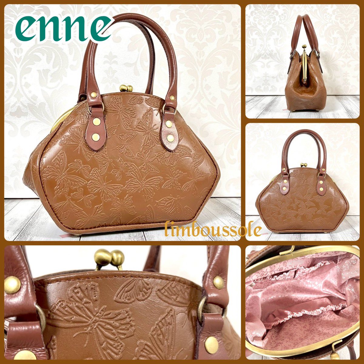 【1/4まで】バルドゥリバッグ　蝶型押し　黄色 1/4まで】バルドゥリバッグ 蝶型押し 黄色 2026.1.24､25予定🌟レア祭り