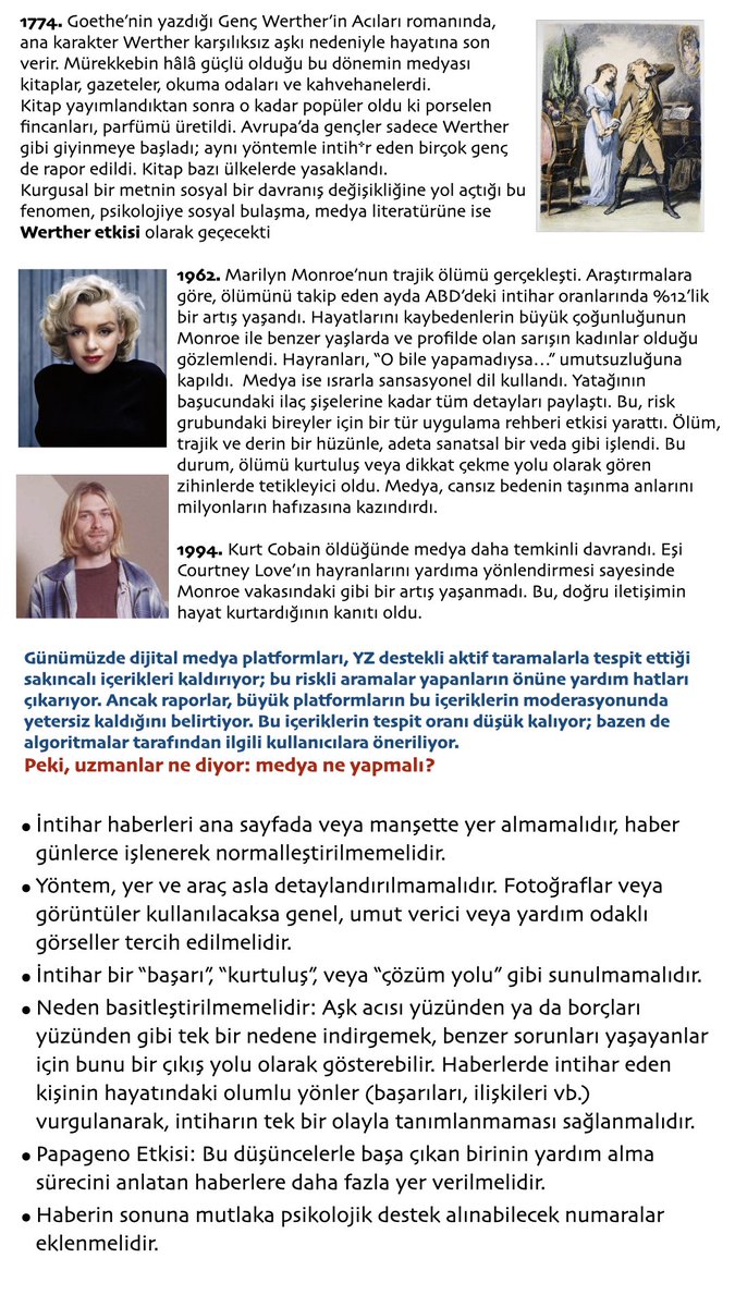 Genc Werther'den Marilyn Monroe'ya: Medyanın int*har haberleriyle sınavı ve sorumlulukları