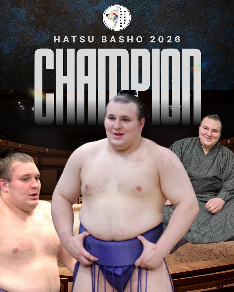 italianozeki's tweet image. 𝐀𝐨𝐧𝐢𝐬𝐡𝐢𝐤𝐢 𝐝𝐢𝐝 𝐢𝐭 𝐚𝐠𝐚𝐢𝐧: 𝐭𝐡𝐞 𝐮𝐤𝐫𝐚𝐧𝐢𝐚𝐧 𝐰𝐢𝐧𝐬 𝐭𝐡𝐞 𝐇𝐚𝐭𝐬𝐮 𝐁𝐚𝐬𝐡𝐨!
Aonishiki Arata is the winner of the 2026 Hatsu Basho. The 21-year-old Ukrainian has repeated his success from two months ago—which earned him his promotion to Ozeki—by…